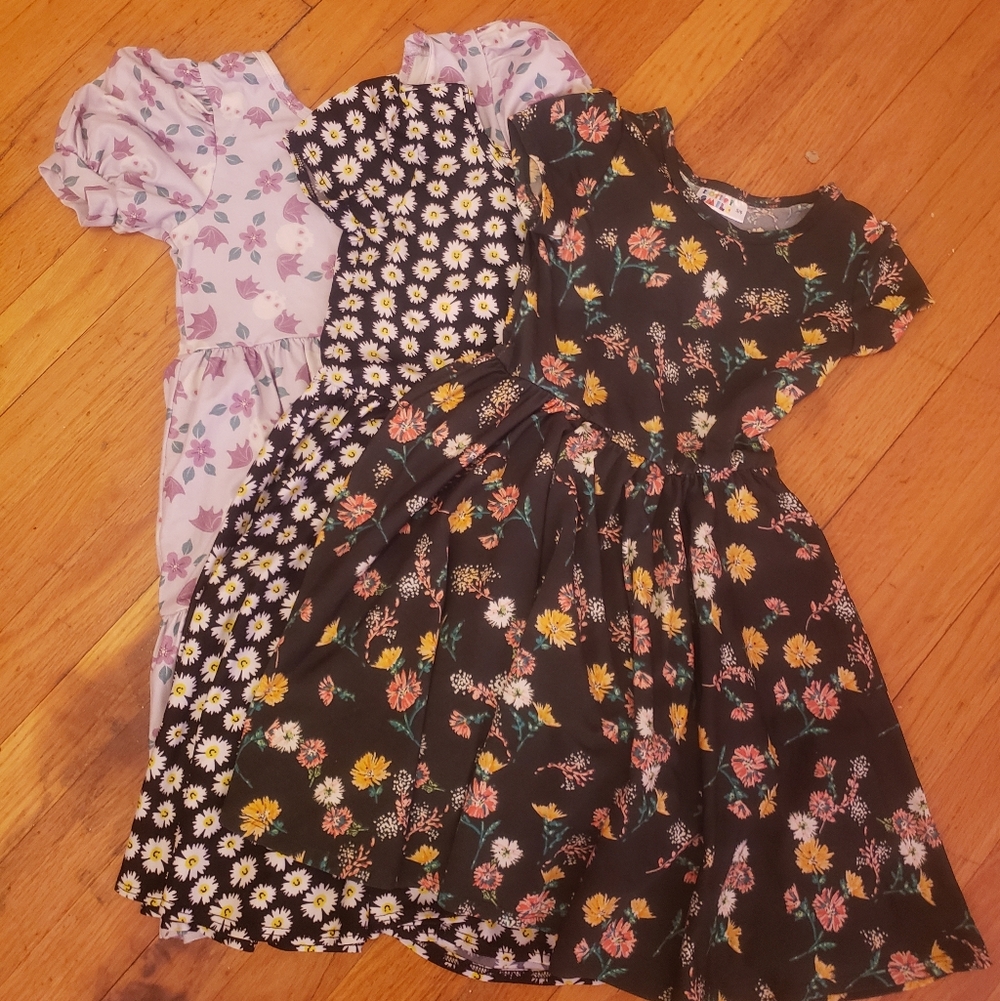 DDS Floral Kids Dress Set - Size 5/6